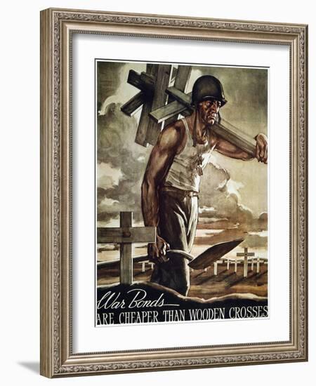 World War Ii: Bond Poster-null-Framed Giclee Print