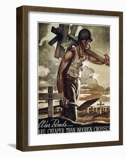 World War Ii: Bond Poster-null-Framed Giclee Print