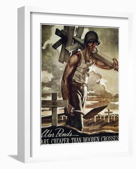 World War Ii: Bond Poster-null-Framed Giclee Print