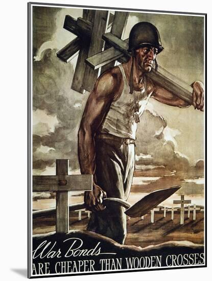 World War Ii: Bond Poster-null-Mounted Giclee Print