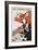 World War Ii-Era Soviet Poster Depicting a Pilot and Bombers-null-Framed Giclee Print