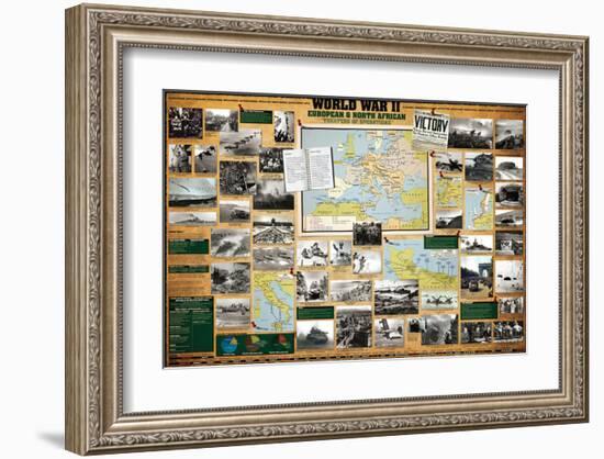 World War II - European and North African Theaters of Operations-null-Framed Art Print