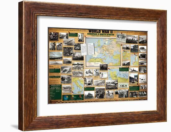 World War II - European and North African Theaters of Operations-null-Framed Art Print