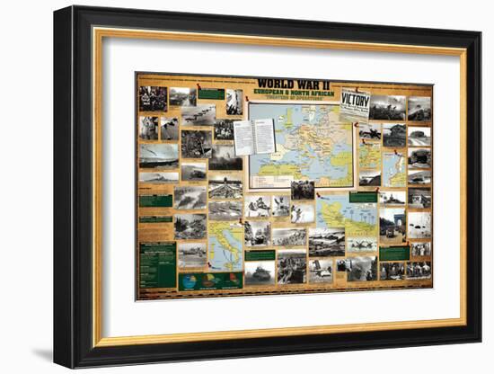 World War II - European and North African Theaters of Operations-null-Framed Art Print