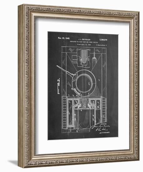 World War II Military Tank Patent-null-Framed Premium Giclee Print