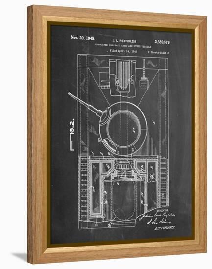 World War II Military Tank Patent-null-Framed Stretched Canvas
