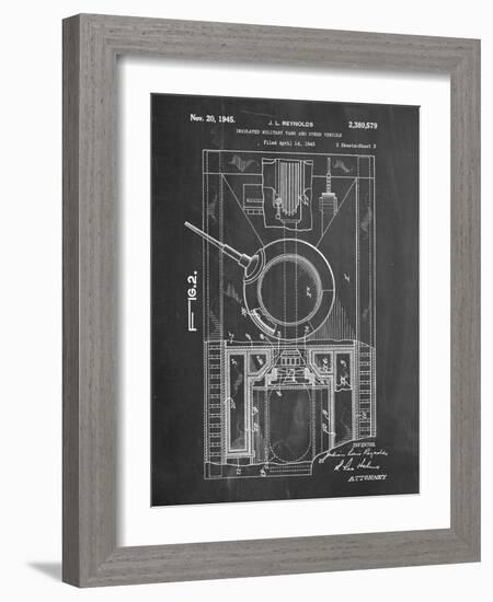 World War II Military Tank Patent-null-Framed Art Print