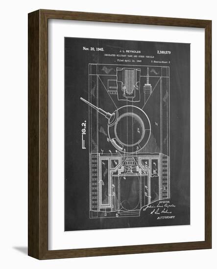 World War II Military Tank Patent-null-Framed Art Print