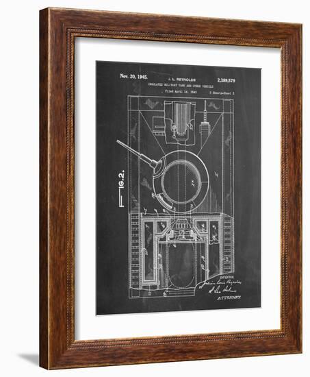 World War II Military Tank Patent-null-Framed Art Print