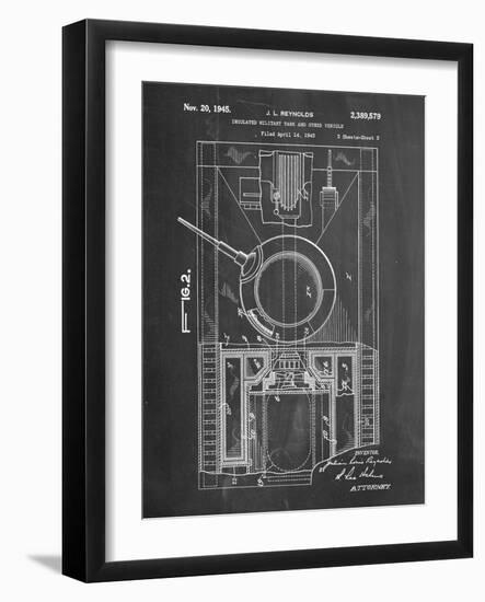 World War II Military Tank Patent-null-Framed Art Print