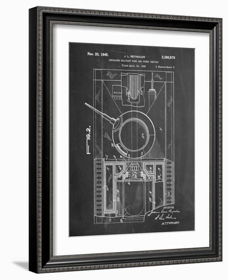 World War II Military Tank Patent-null-Framed Art Print