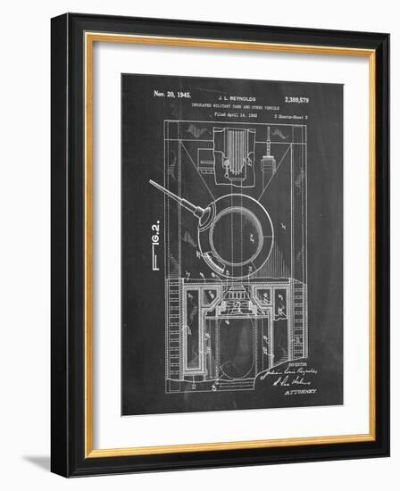 World War II Military Tank Patent-null-Framed Art Print