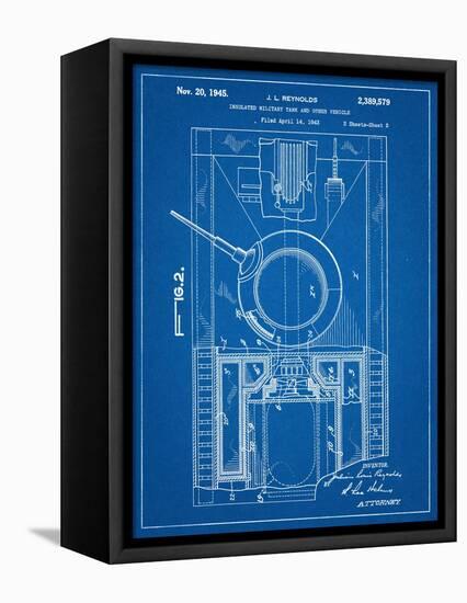 World War II Military Tank Patent-null-Framed Stretched Canvas