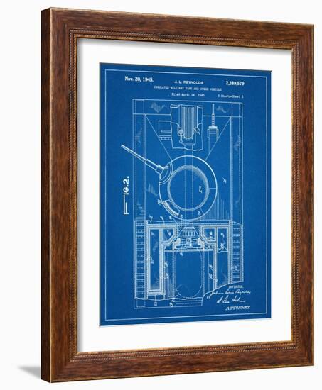 World War II Military Tank Patent-null-Framed Art Print