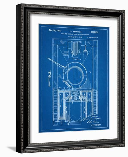 World War II Military Tank Patent-null-Framed Art Print