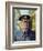 World War Ii Painting of Winston Churchill Wearing His Raf Uniform-Stocktrek Images-Framed Art Print