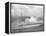 World War II Photo of RMS Queen Mary Arriving in New York Harbor-null-Framed Stretched Canvas