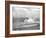 World War II Photo of RMS Queen Mary Arriving in New York Harbor-null-Framed Art Print