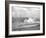 World War II Photo of RMS Queen Mary Arriving in New York Harbor-null-Framed Art Print