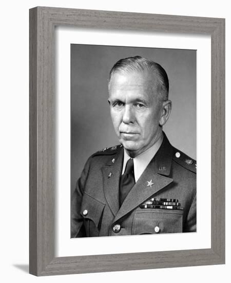 World War Ii Portrait of General George Marshall-Stocktrek Images-Framed Photographic Print