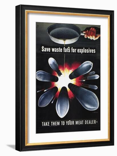 World War Ii: U.S. Poster-Henry Koerner-Framed Giclee Print