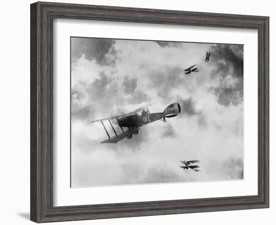 World War One Aircraft, 1916-17-English Photographer-Framed Photographic Print