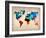 World Watercolor Map 1-NaxArt-Framed Premium Giclee Print