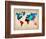 World Watercolor Map 1-NaxArt-Framed Premium Giclee Print