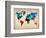 World Watercolor Map 1-NaxArt-Framed Art Print