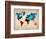 World Watercolor Map 1-NaxArt-Framed Art Print