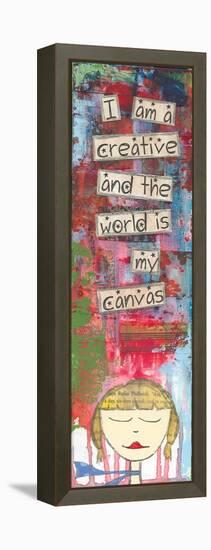 WorldCanvas-Jennifer McCully-Framed Premier Image Canvas