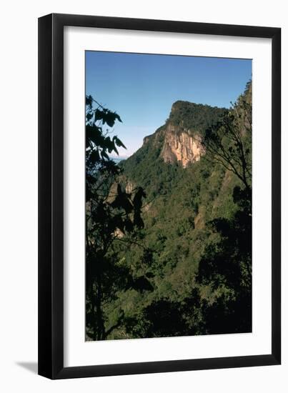 Worlds End Drop in Sri Lanka-CM Dixon-Framed Photographic Print