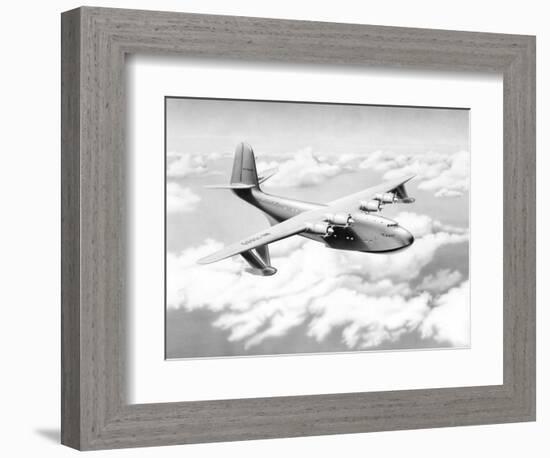 Worlds Largest Flying Boat, the New Martin Mars-null-Framed Photographic Print