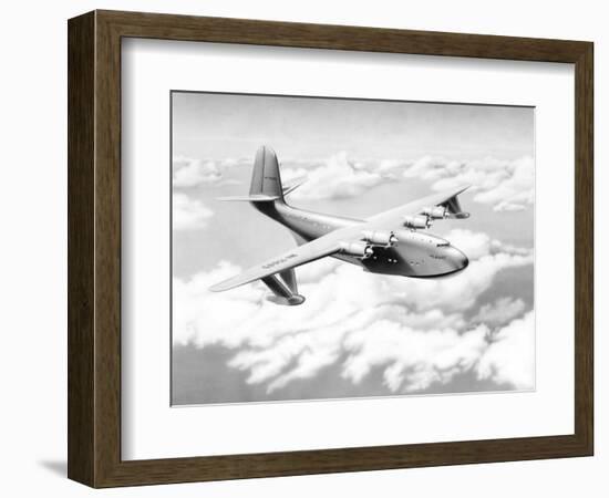 Worlds Largest Flying Boat, the New Martin Mars-null-Framed Photographic Print