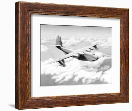 Worlds Largest Flying Boat, the New Martin Mars-null-Framed Photographic Print