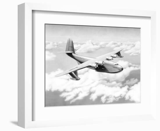 Worlds Largest Flying Boat, the New Martin Mars-null-Framed Photographic Print