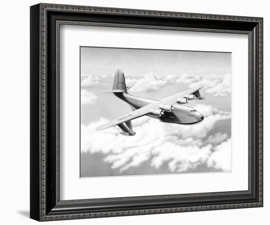 Worlds Largest Flying Boat, the New Martin Mars-null-Framed Photographic Print