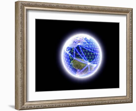 Worldwide Communication-Christian Darkin-Framed Photographic Print