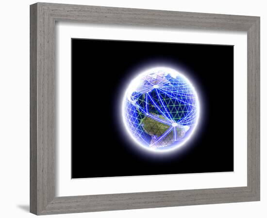 Worldwide Communication-Christian Darkin-Framed Photographic Print