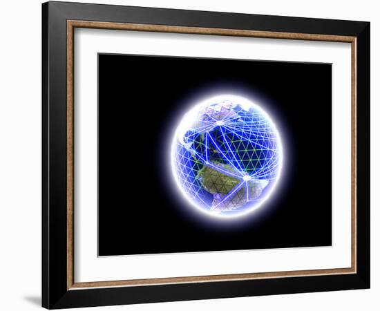 Worldwide Communication-Christian Darkin-Framed Photographic Print