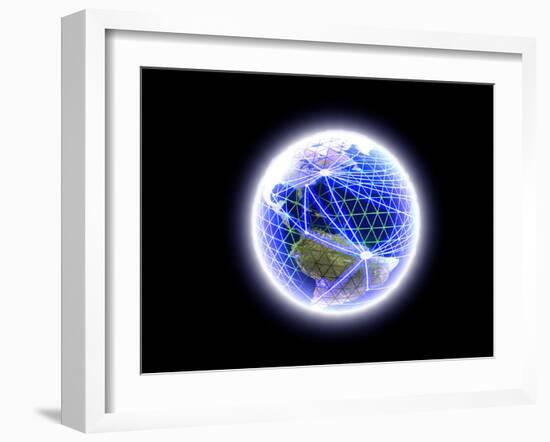 Worldwide Communication-Christian Darkin-Framed Photographic Print