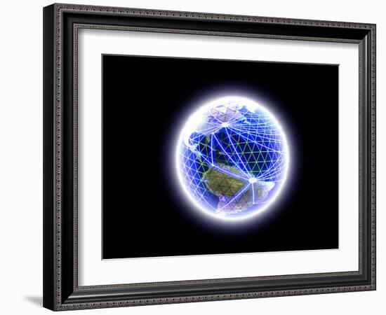 Worldwide Communication-Christian Darkin-Framed Photographic Print