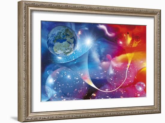 Wormhole, Conceptual Artwork-Detlev Van Ravenswaay-Framed Photographic Print