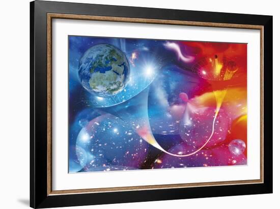 Wormhole, Conceptual Artwork-Detlev Van Ravenswaay-Framed Photographic Print