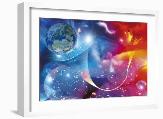 Wormhole, Conceptual Artwork-Detlev Van Ravenswaay-Framed Photographic Print