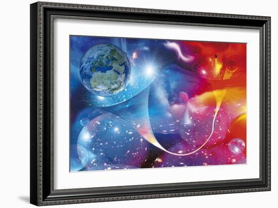 Wormhole, Conceptual Artwork-Detlev Van Ravenswaay-Framed Photographic Print