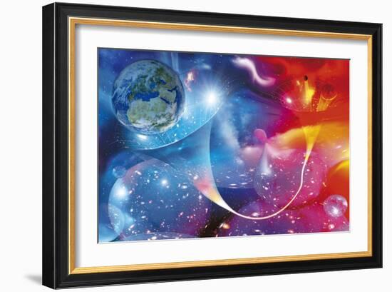 Wormhole, Conceptual Artwork-Detlev Van Ravenswaay-Framed Photographic Print