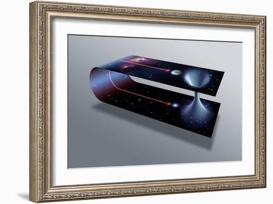 Wormhole, Conceptual Artwork-Detlev Van Ravenswaay-Framed Photographic Print