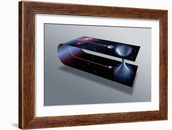 Wormhole, Conceptual Artwork-Detlev Van Ravenswaay-Framed Photographic Print