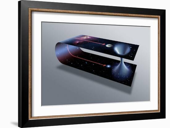 Wormhole, Conceptual Artwork-Detlev Van Ravenswaay-Framed Photographic Print